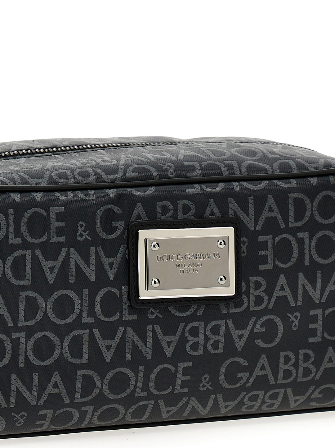 Dolce & Gabbana Leather Toiletry Bag Beauty - Black | 91bc78d19efbffe31ad9eca5dff36cd283b3e533