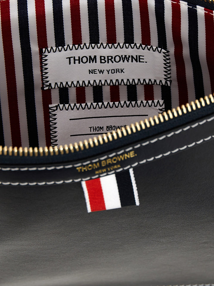 Thom Browne Small Document Pouch Clutch - Blue | 1740f153ebd76d1fe90db5e38bf4b19d4572197f