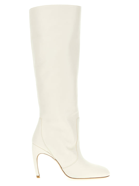Lux Curl Boots Boots And Ankle Boots White