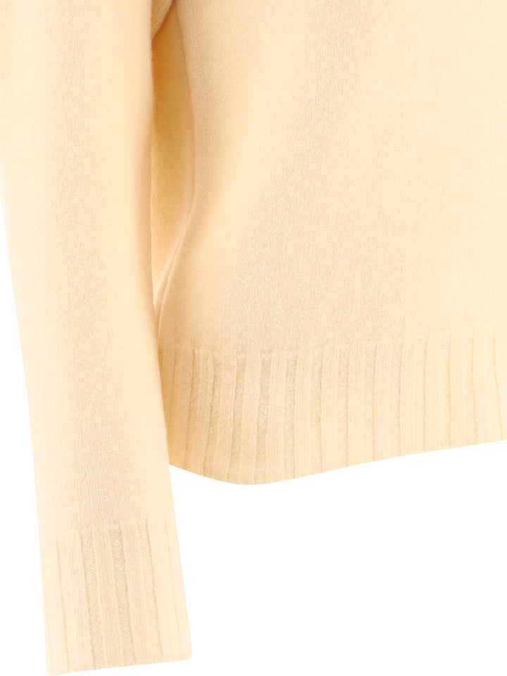 Merino Wool Sweater Knitwear Beige