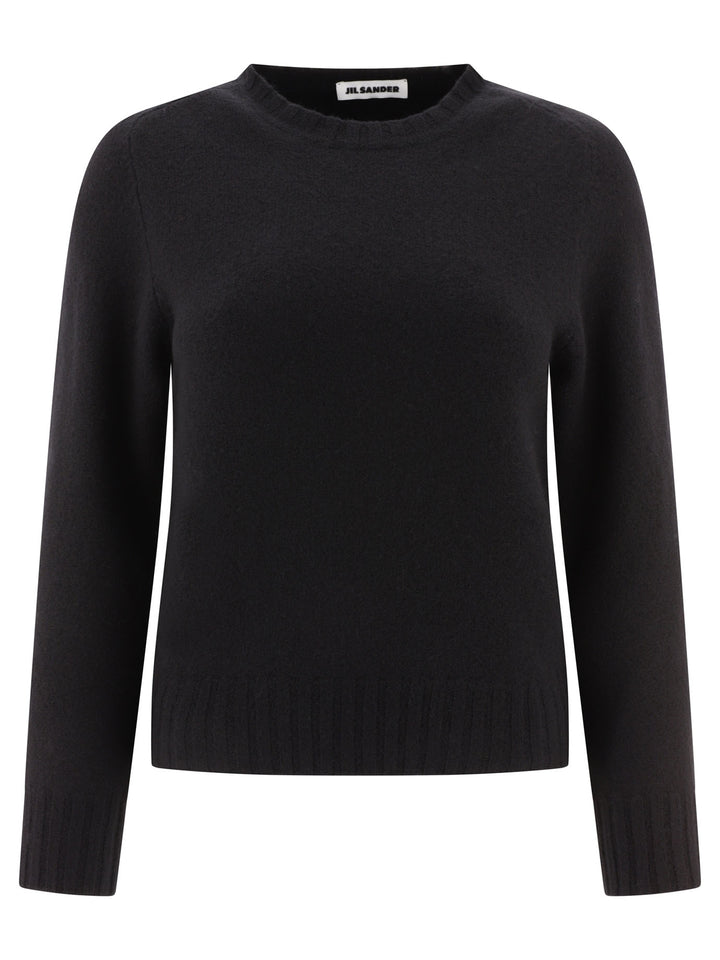 Merino Wool Sweater Knitwear Black