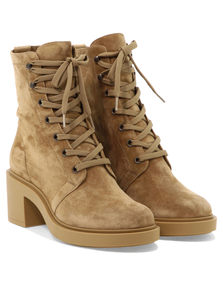 Foster Ankle Boots Beige