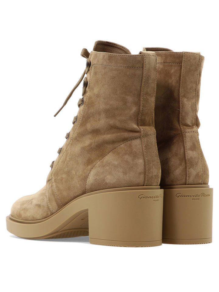 Foster Ankle Boots Beige