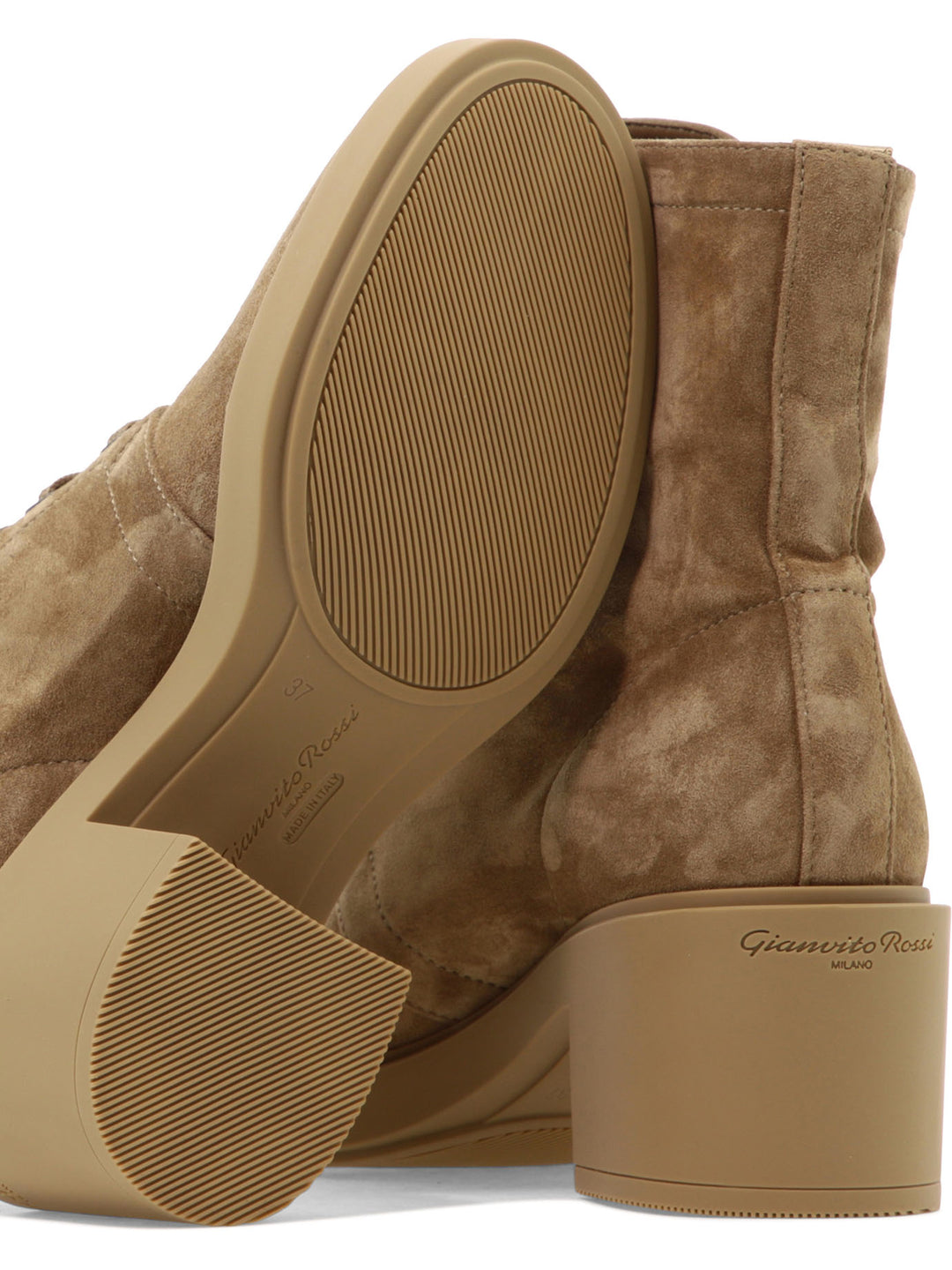 Foster Ankle Boots Beige