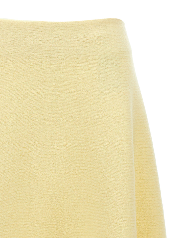 Jil Sander Wool Skirt Skirts - Yellow | 39465ab7df81e3b63da4165dded1998ef919aa61