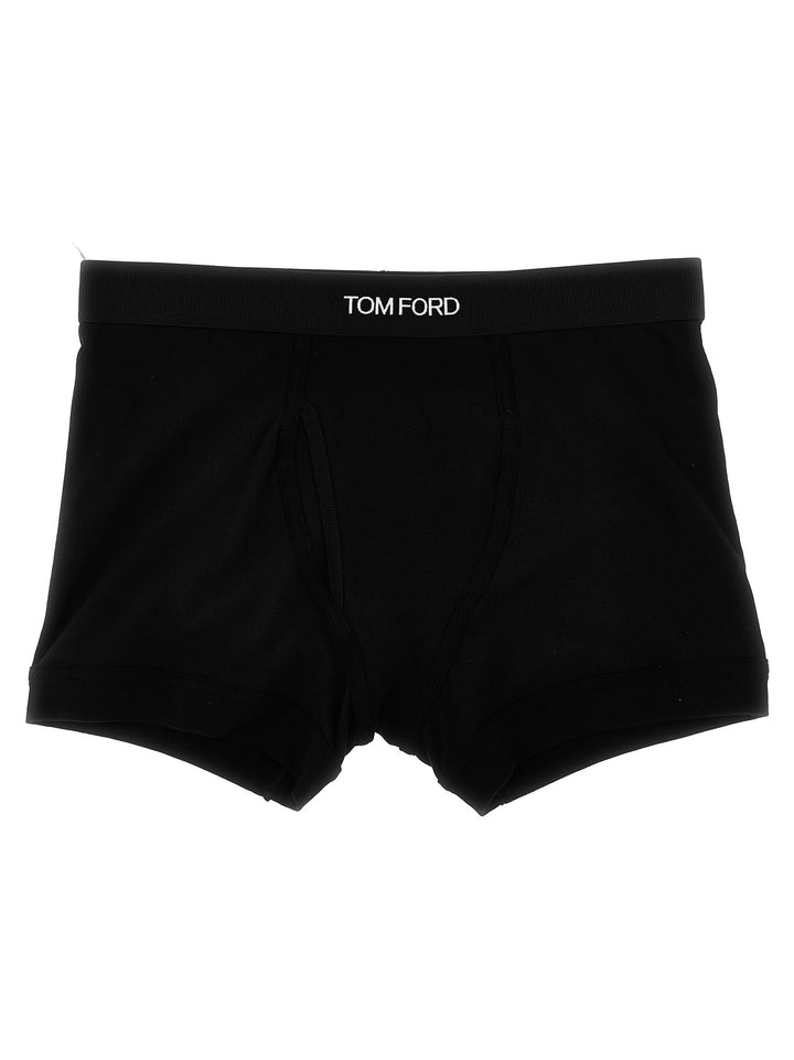 2-Pack Logo Boxers Underwear, Body Black