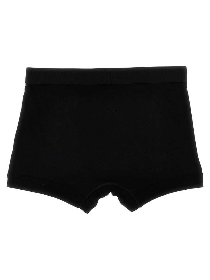 2-Pack Logo Boxers Underwear, Body Black