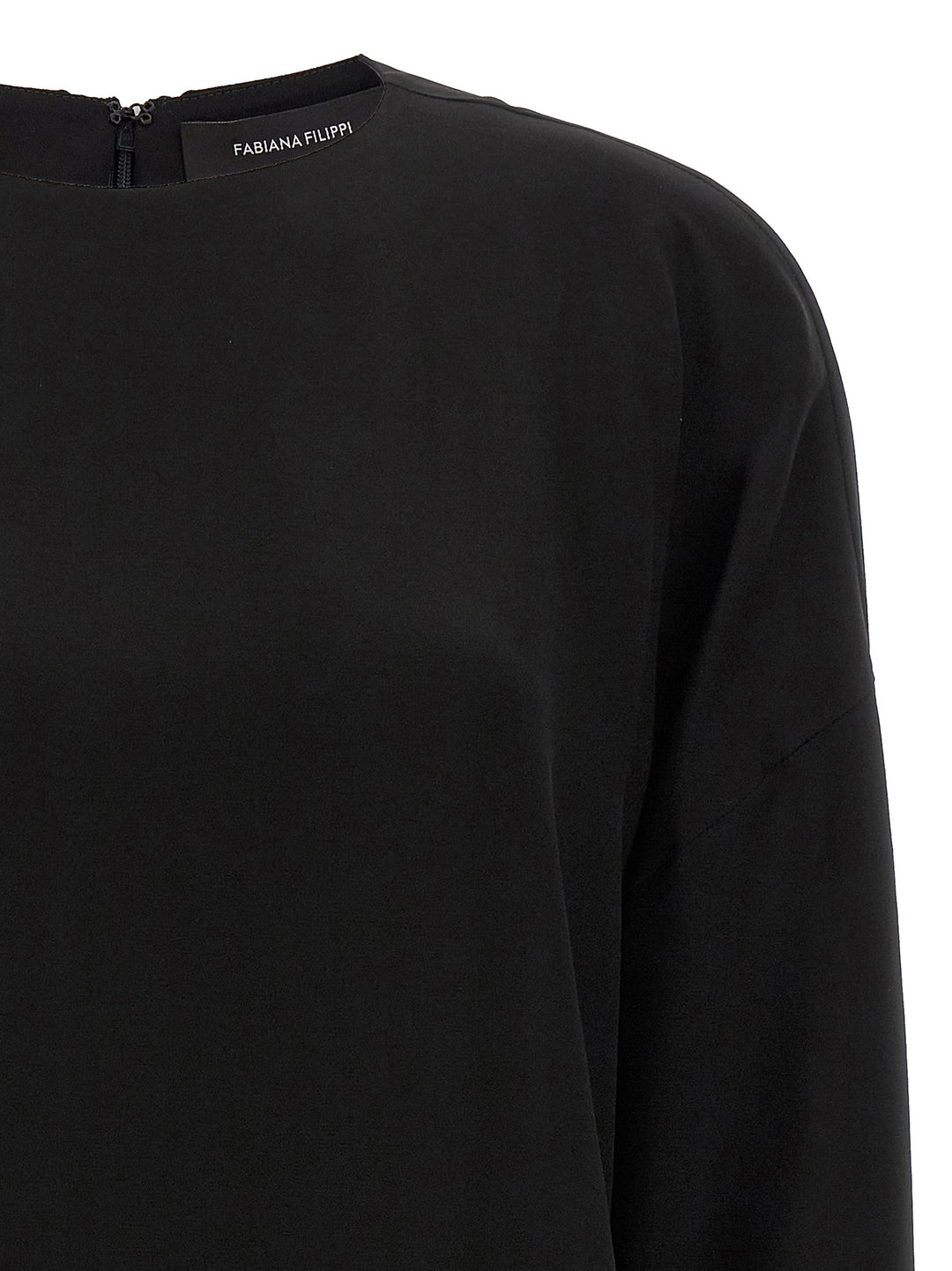 Fabiana Filippi Cufflinks Detail Blouse Shirt and Blouse - Black | c5a4b4e67833e6d1265c9aba4000d4356988b9cd