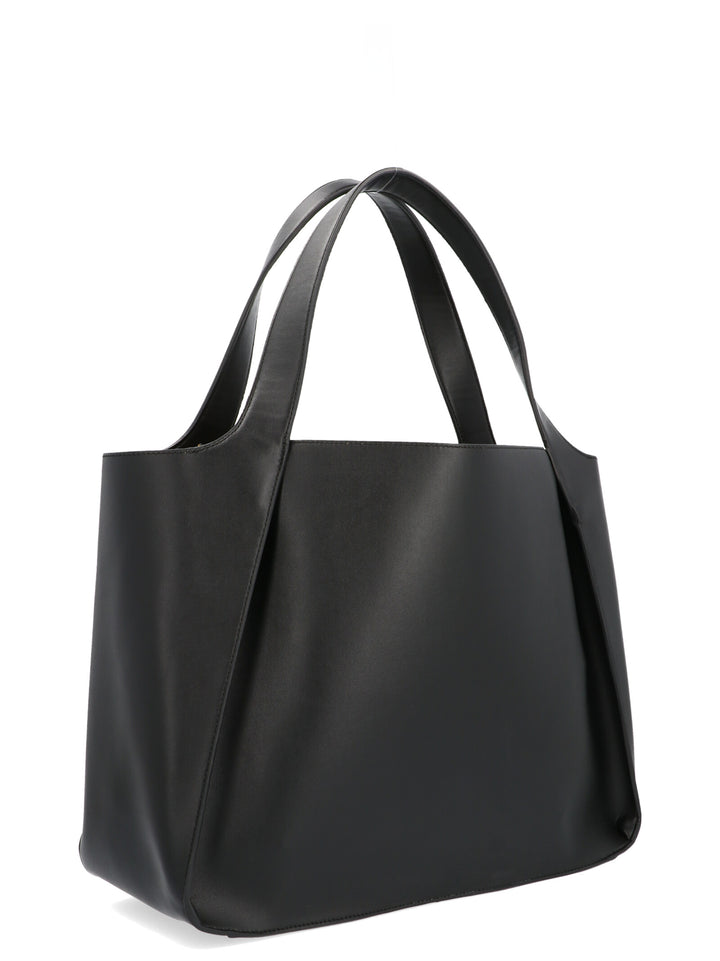Stella Mccartney The Logo Bag Tote Bag - Black | d701f7005e1e84827b43191da8377d3f497a3455
