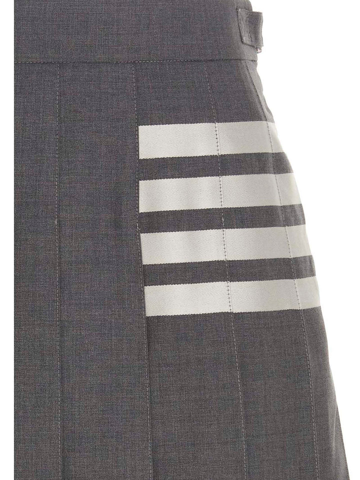 Thom Browne 4 Bar Skirts - Gray | 34ad7749223c75990ff04eedbe8160c6bce6af85