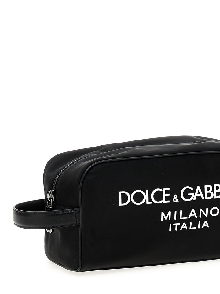 Dolce & Gabbana Logo Make-Up Bag Beauty - Black | 0175e6d583d581d3d79ac0bd18f8553f240cb09f