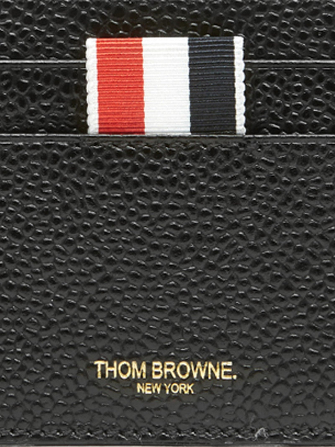Thom Browne Single Wallets and Card Holders - Black | d62e91b361a6f87cdbeac0a7a3a8d8f59088ba45