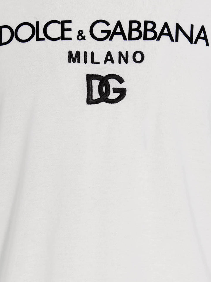Dolce & Gabbana Dg Essential T-shirt - White | b9d2307942b6f5299b22f048d673c81ab01868fc
