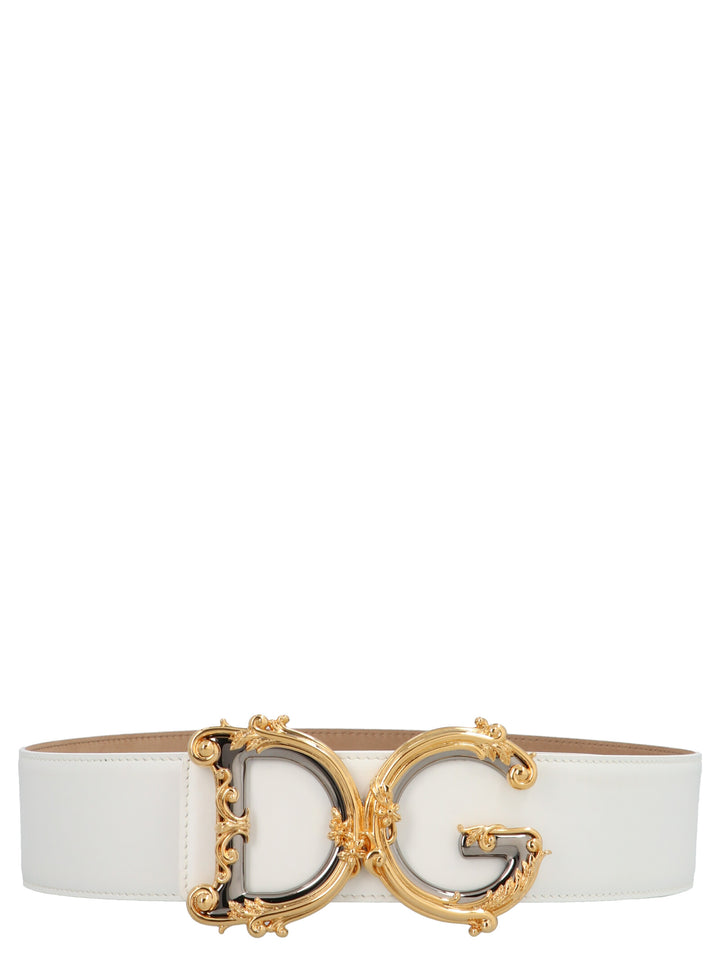 Dolce & Gabbana Dg Barocco Belts - White | 5a95faf9ede66955e0beab60ce3f34776f1c1ab9