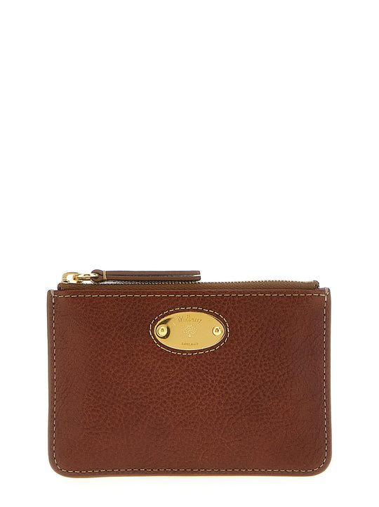 Mulberry Plaque Small Wallet Wallets And Card Holders Brown