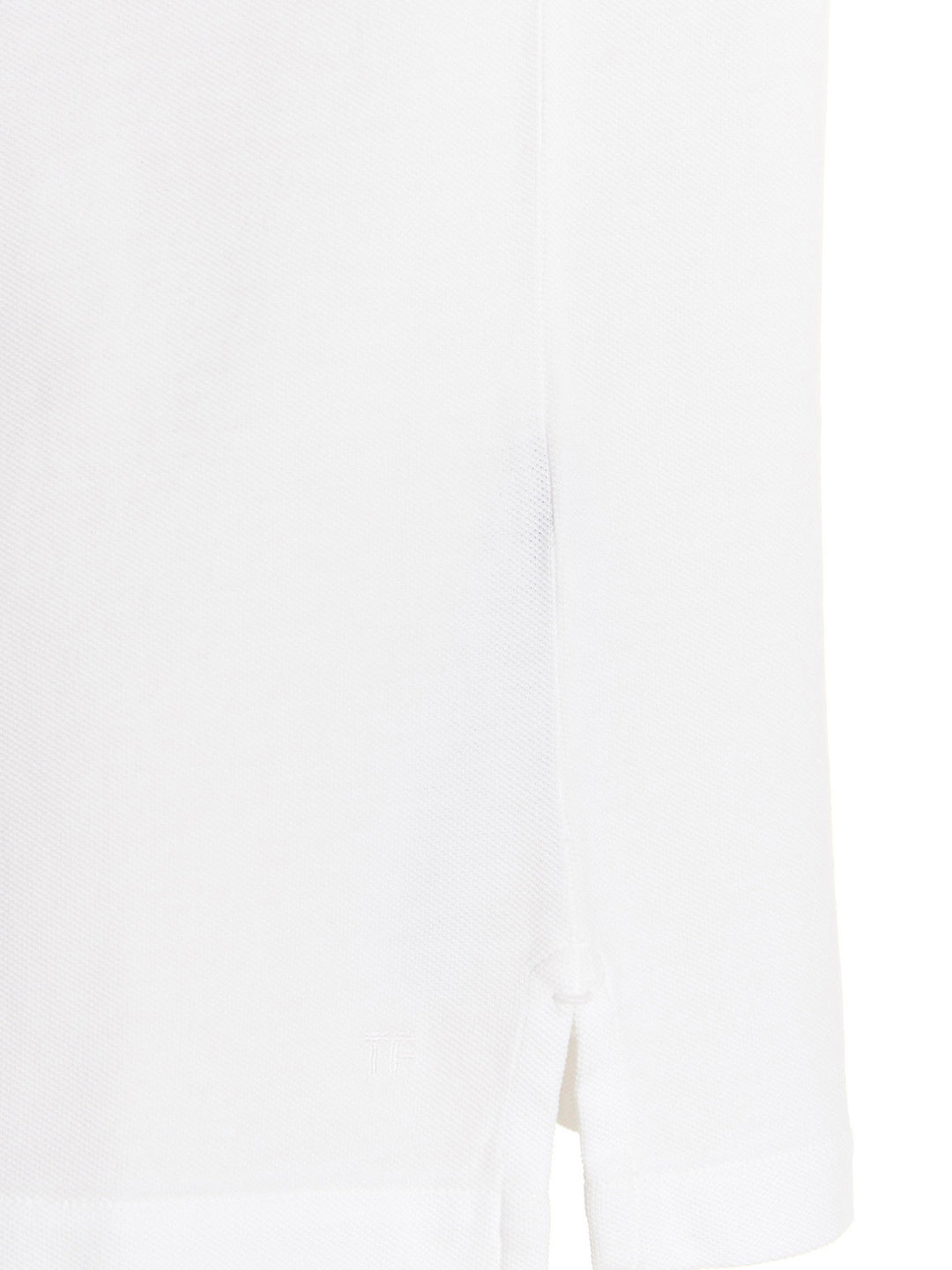 Tom Ford Piqué Cotton  Shirt Polo - White | 4f88221258a78510ab76db67f7a88ca8ad6b9ca6