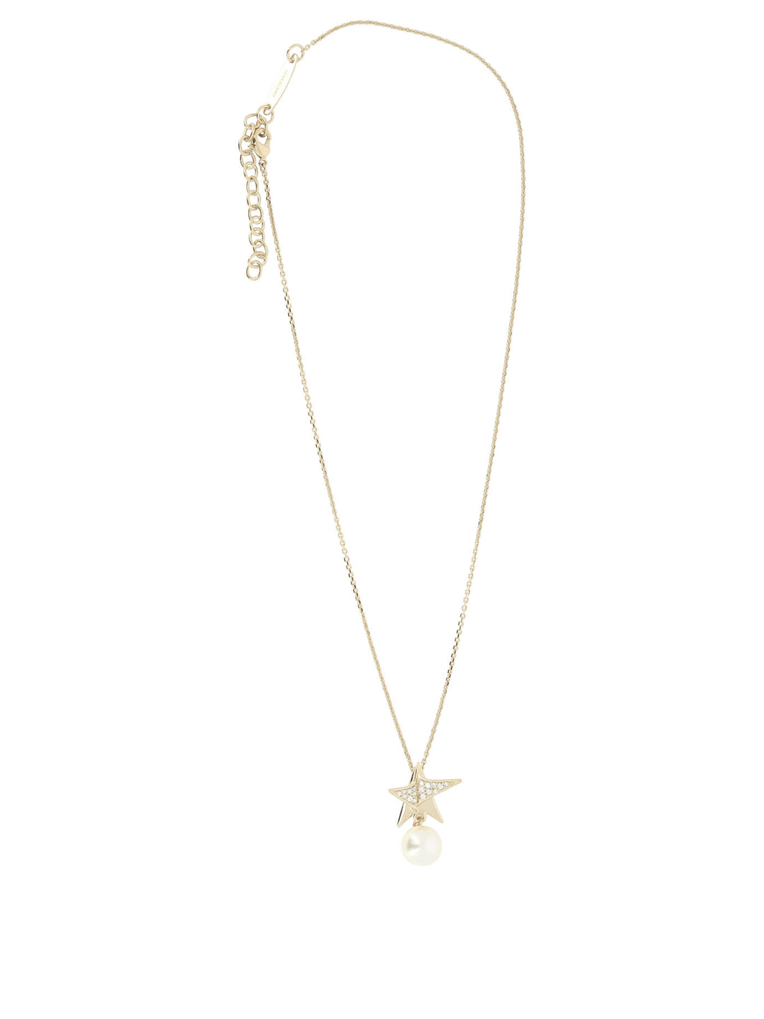 Necklace With Star Pendant Jewels Gold