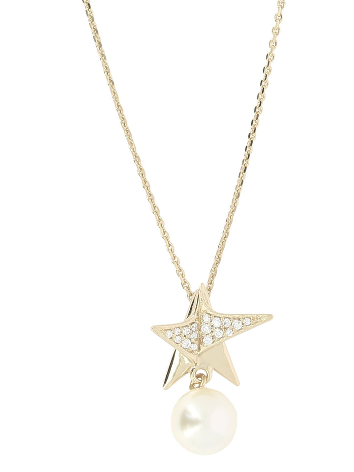 Necklace With Star Pendant Jewels Gold