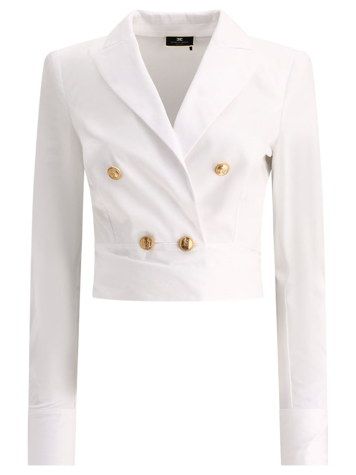 Cotton Shirt With Sash Shirts White