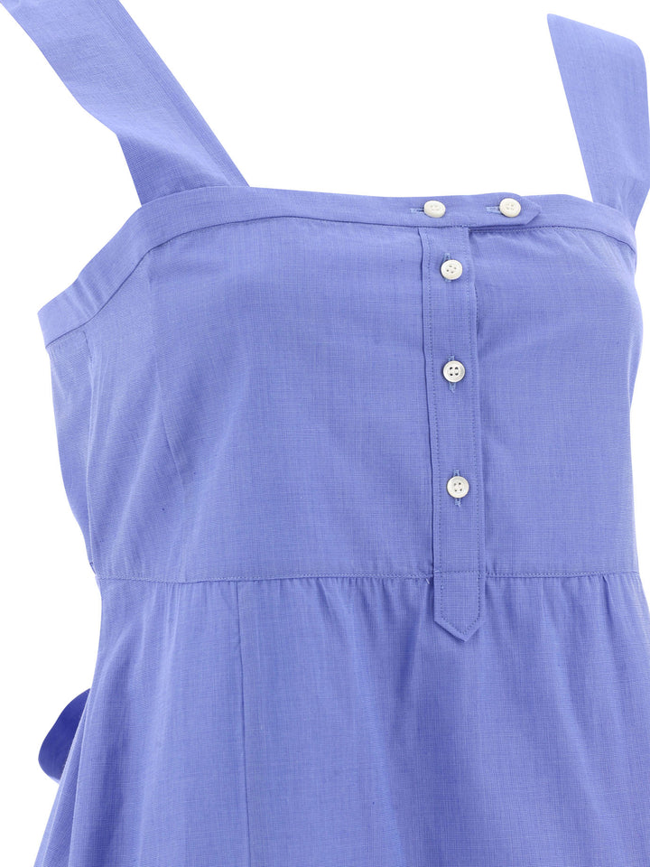 Top With Bow Tops Light Blue