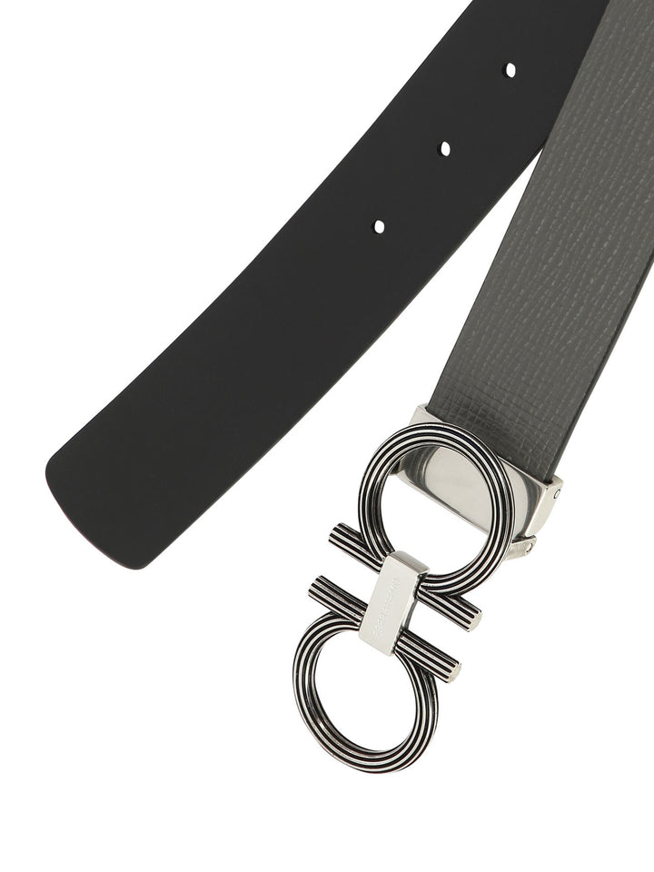 Gancini Belts Grey