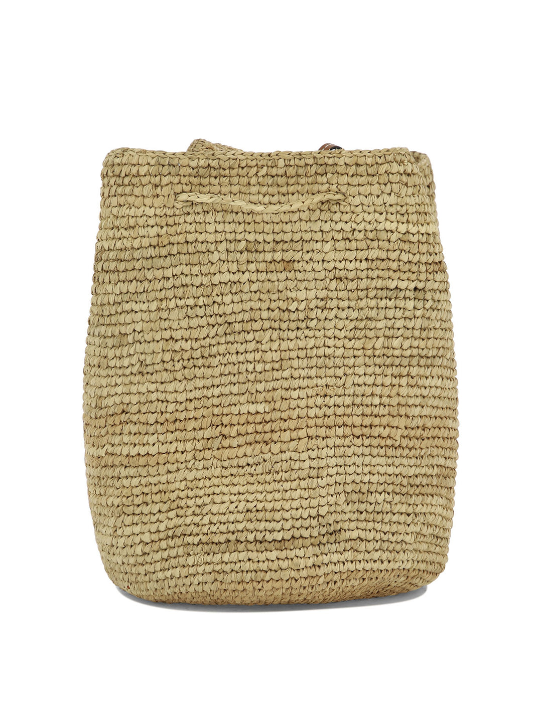 Beach Bucket Crossbody Bags Beige