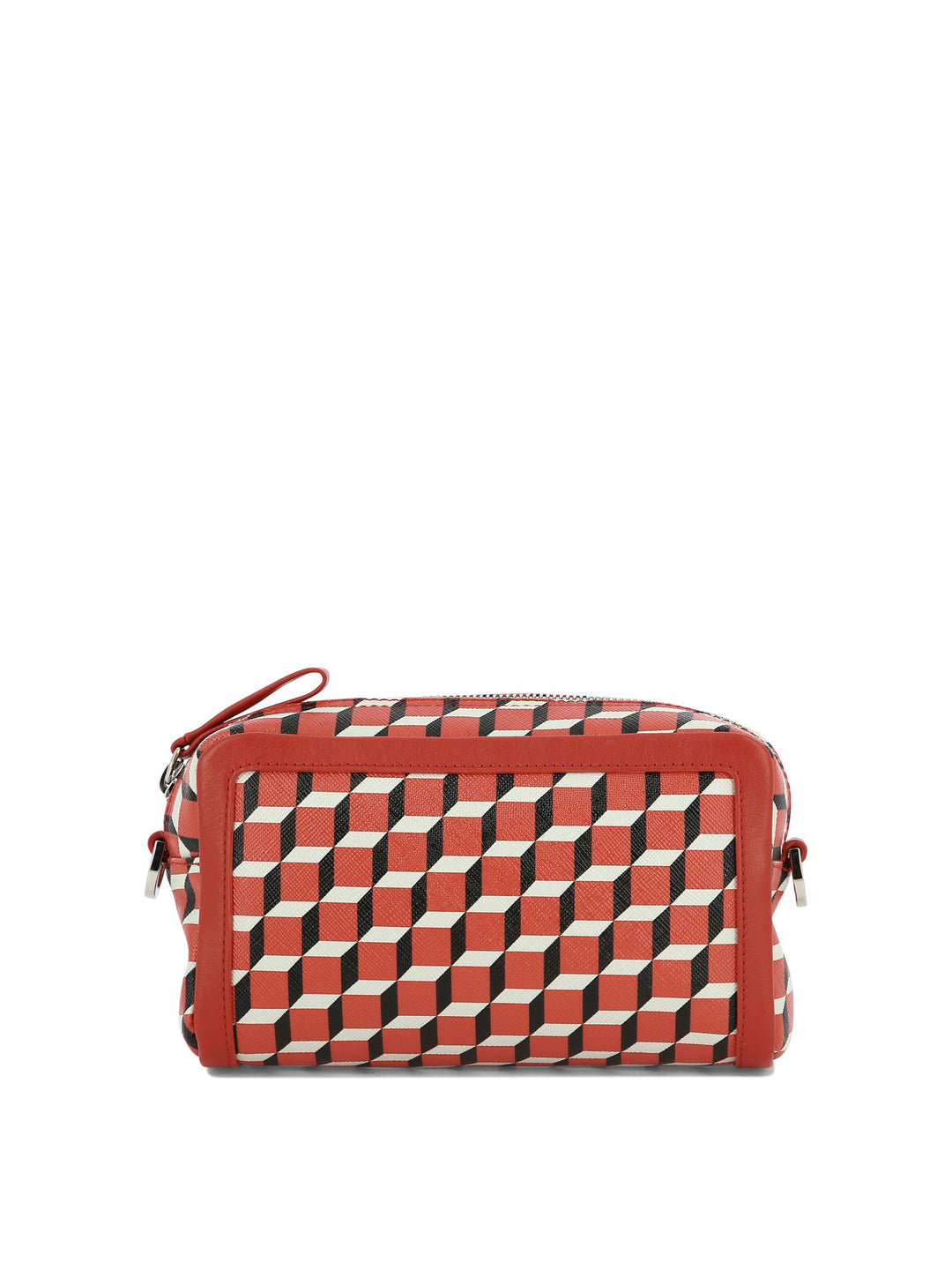 Cube Box Crossbody Bags Red