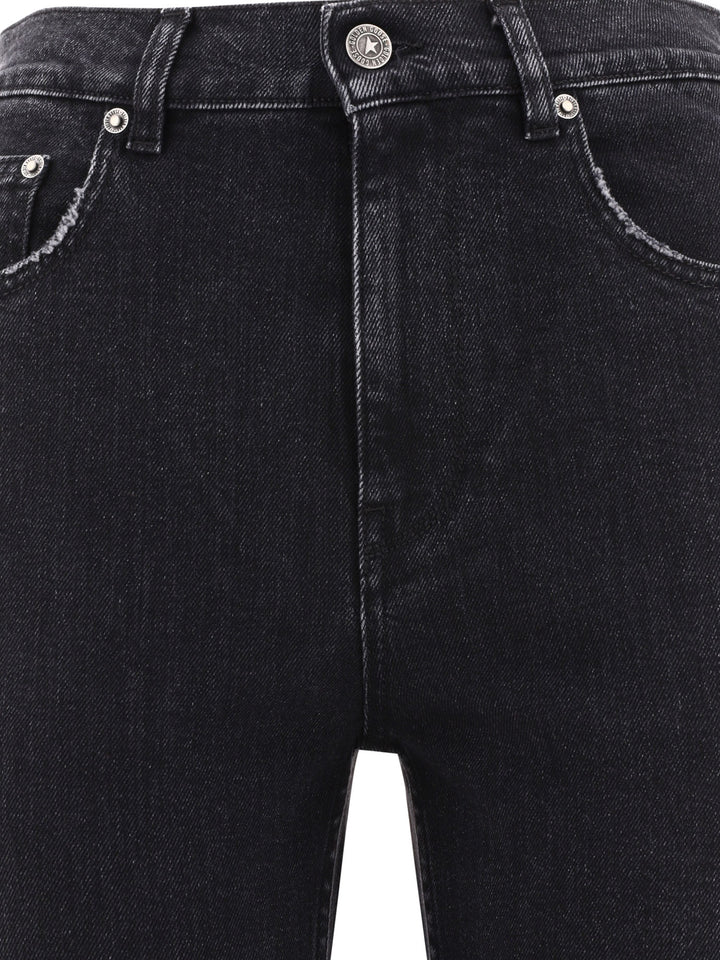 New Cropped Flare Jeans Black