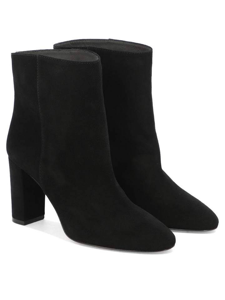 Camoscio Ankle Boots Black