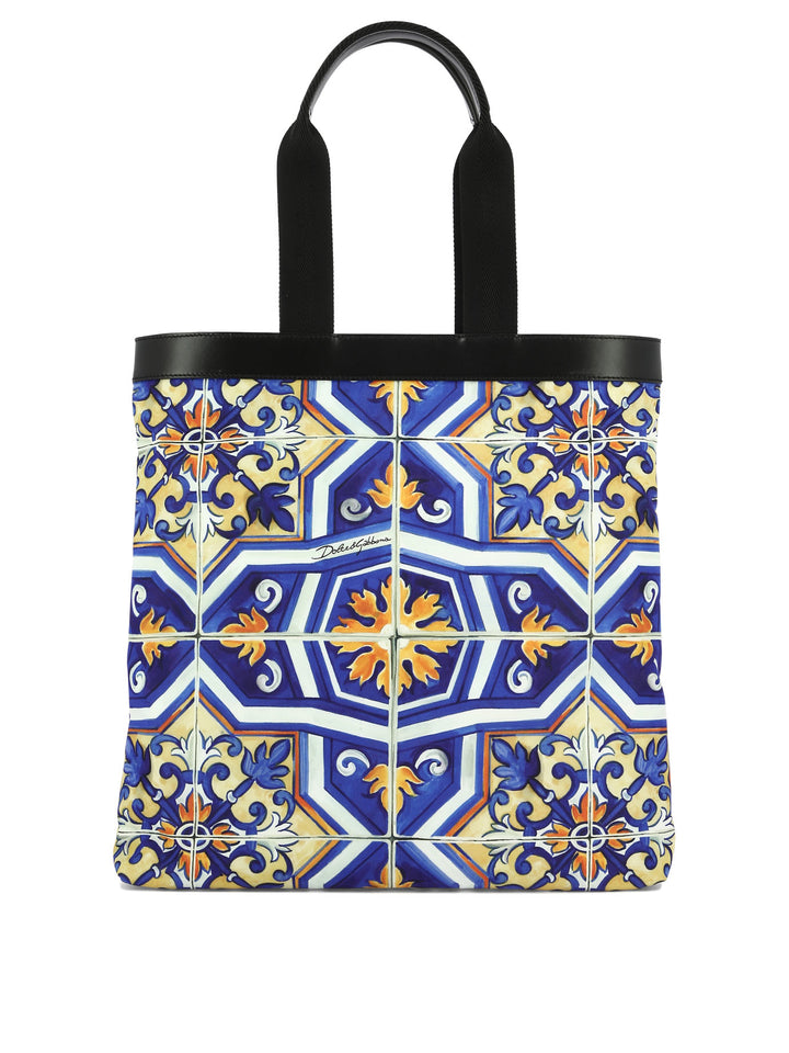 Maiolica Shoulder Bags Blue