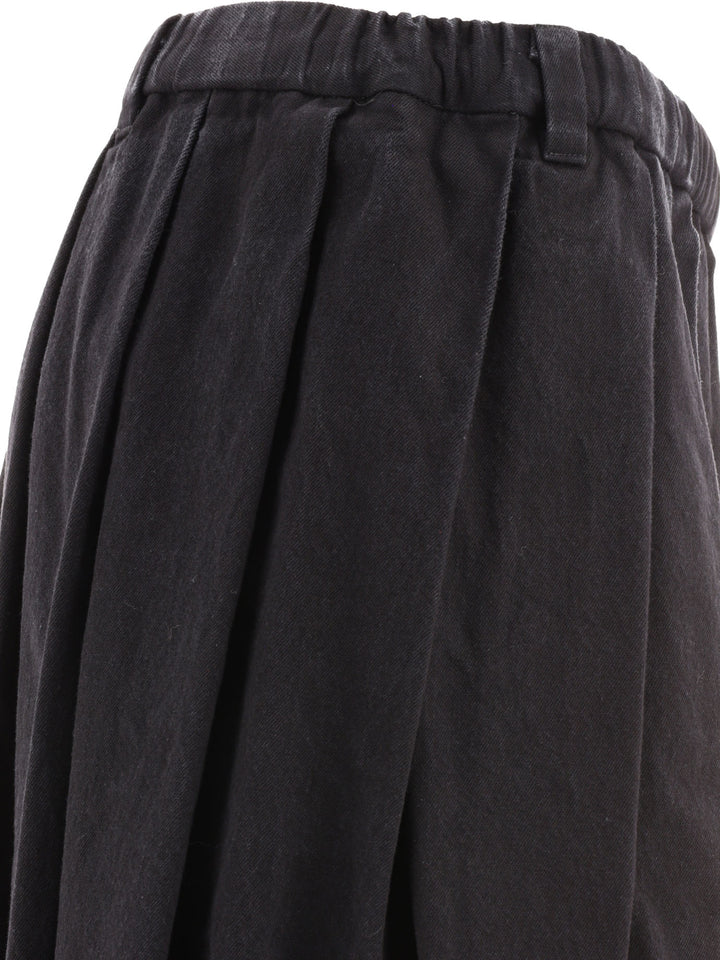 Pleated Skirt Skirts Black