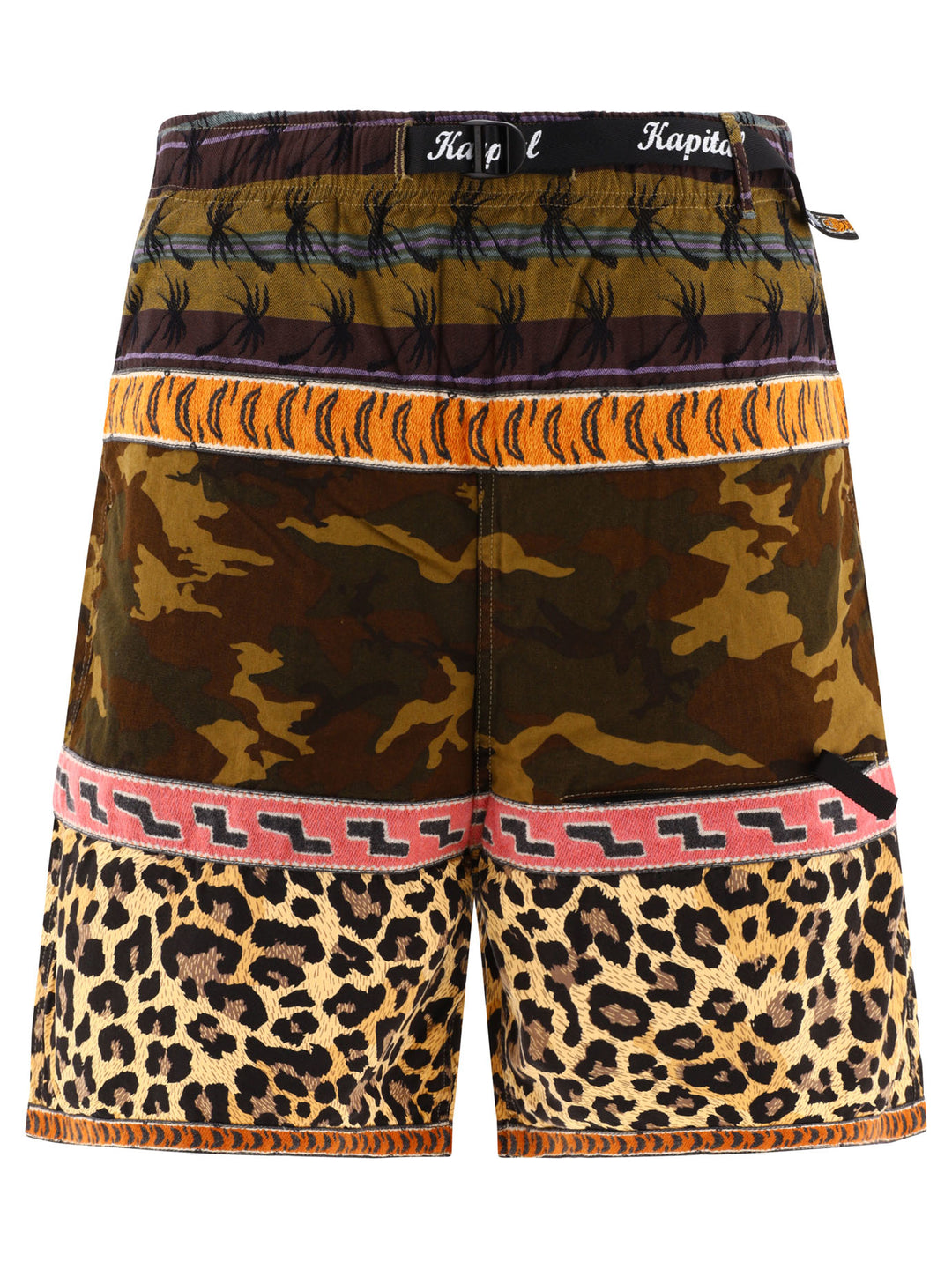 Camo Crazy Patchwork Short Brown