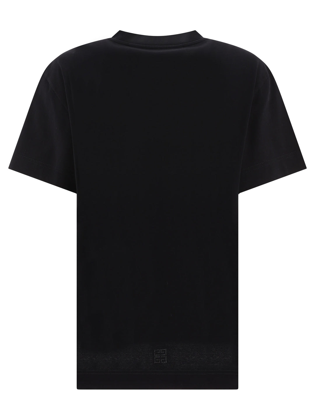 Givenchy T-Shirt In Cotton With Rhinestones T-Shirts Black