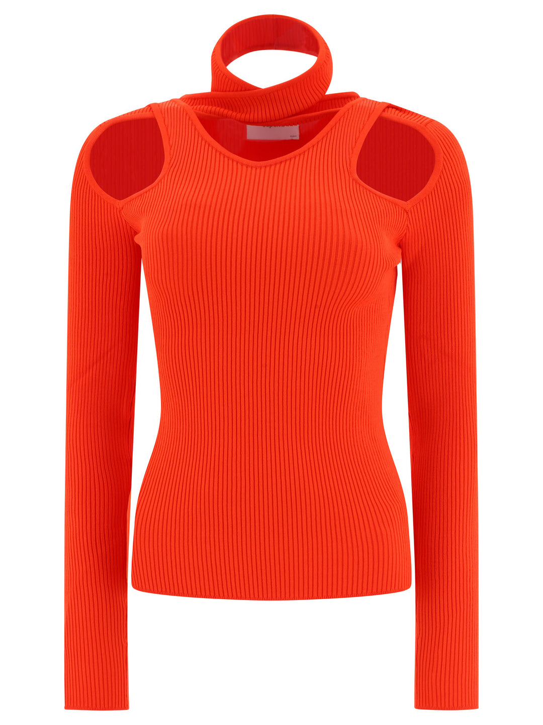 Top With Cut-Out Knitwear Red