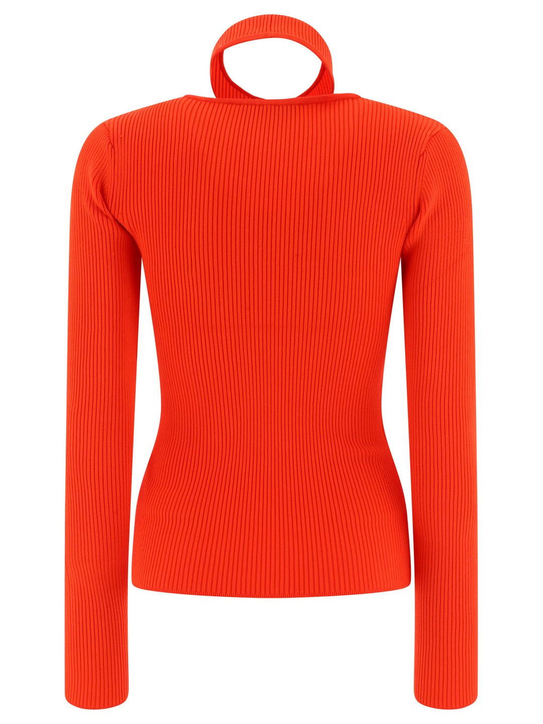 Top With Cut-Out Knitwear Red