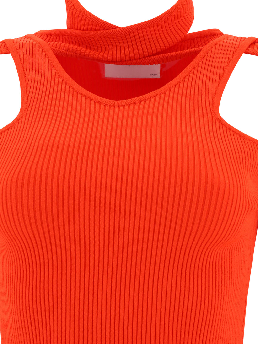 Top With Cut-Out Knitwear Red