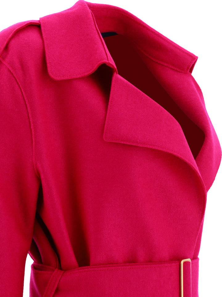 Golden Buckle Coats Fuchsia