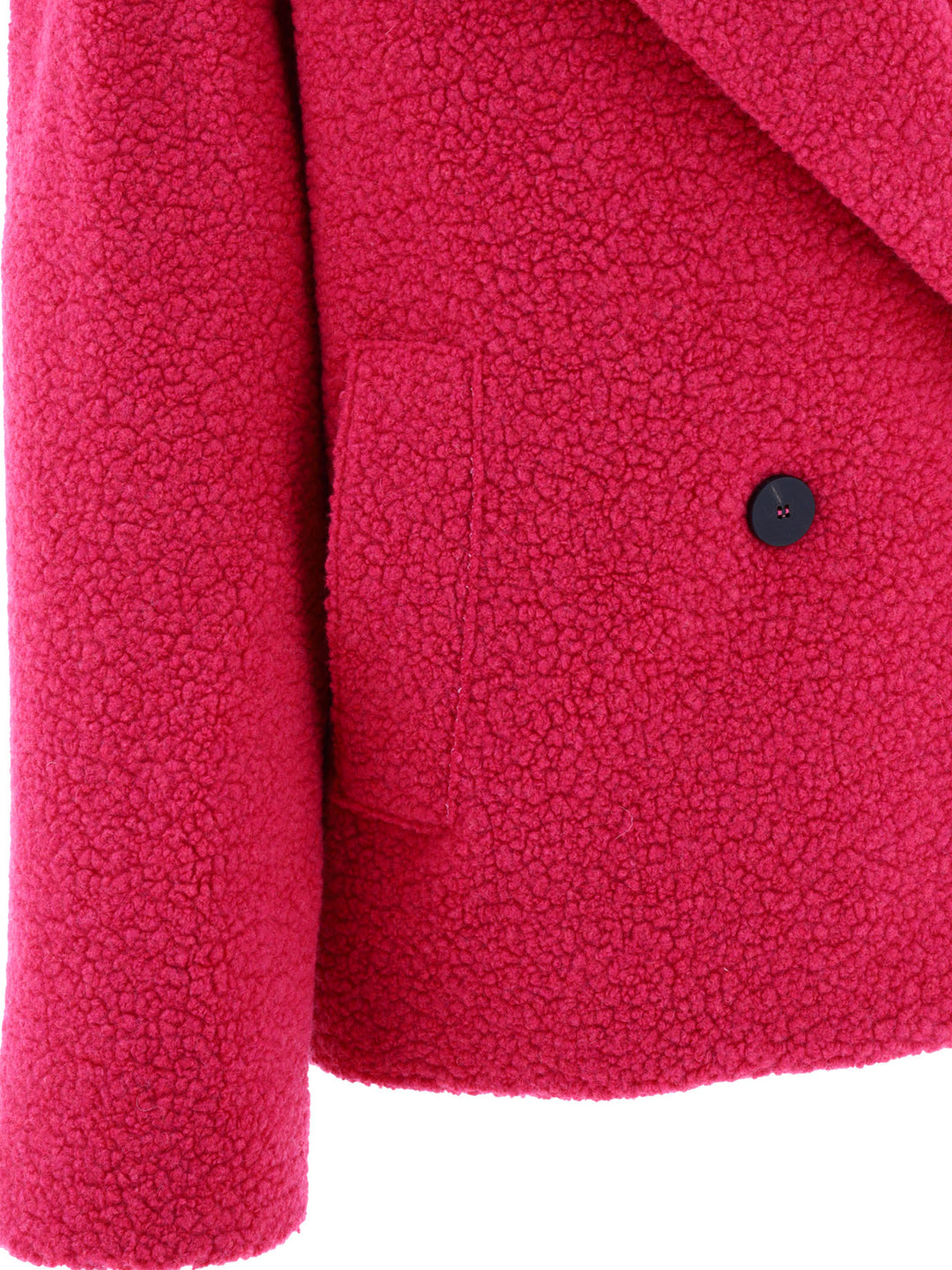 Bouclè Coat Coats Fuchsia