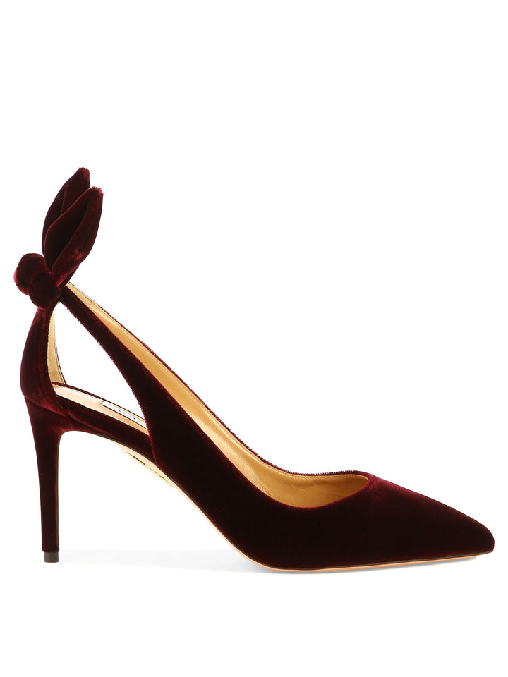 Bow Tie 85 Heeled Shoes Bordeaux