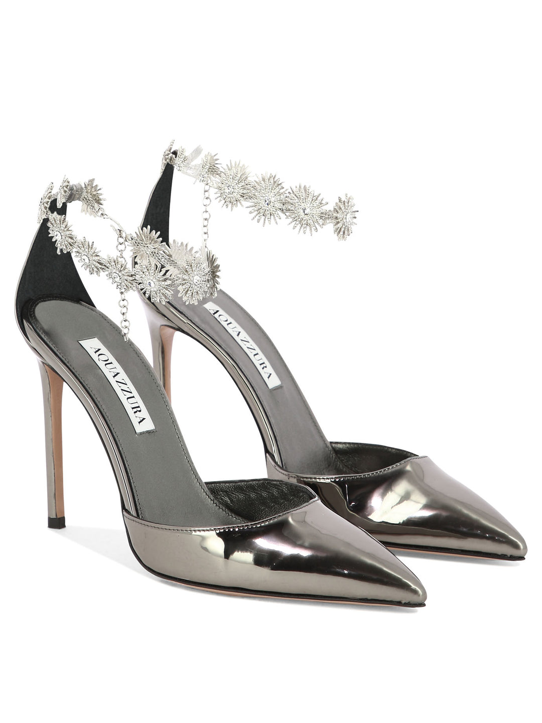 Comet Heeled Shoes Silver