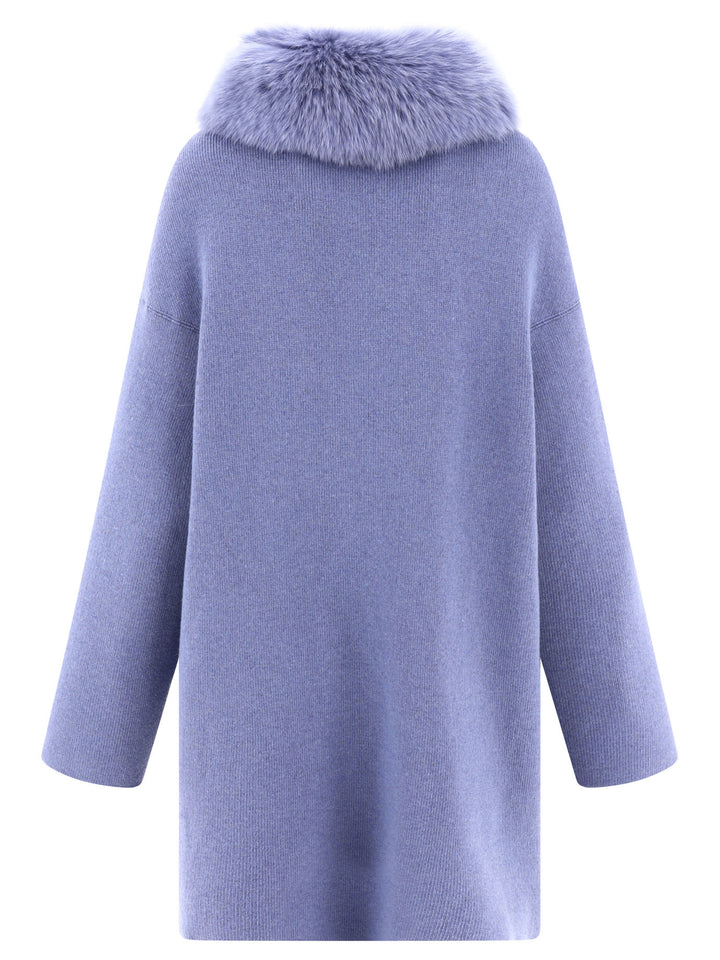 Wool And Cashmere Coat Coats Light Blue