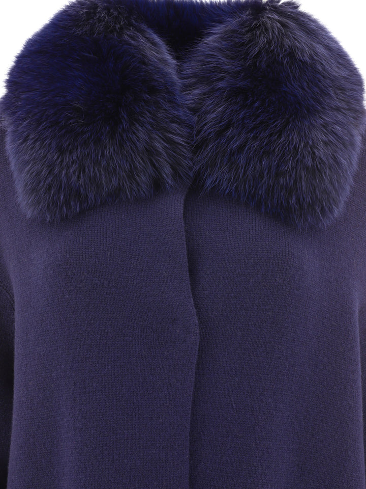 Wool And Cashmere Coat Coats Blue