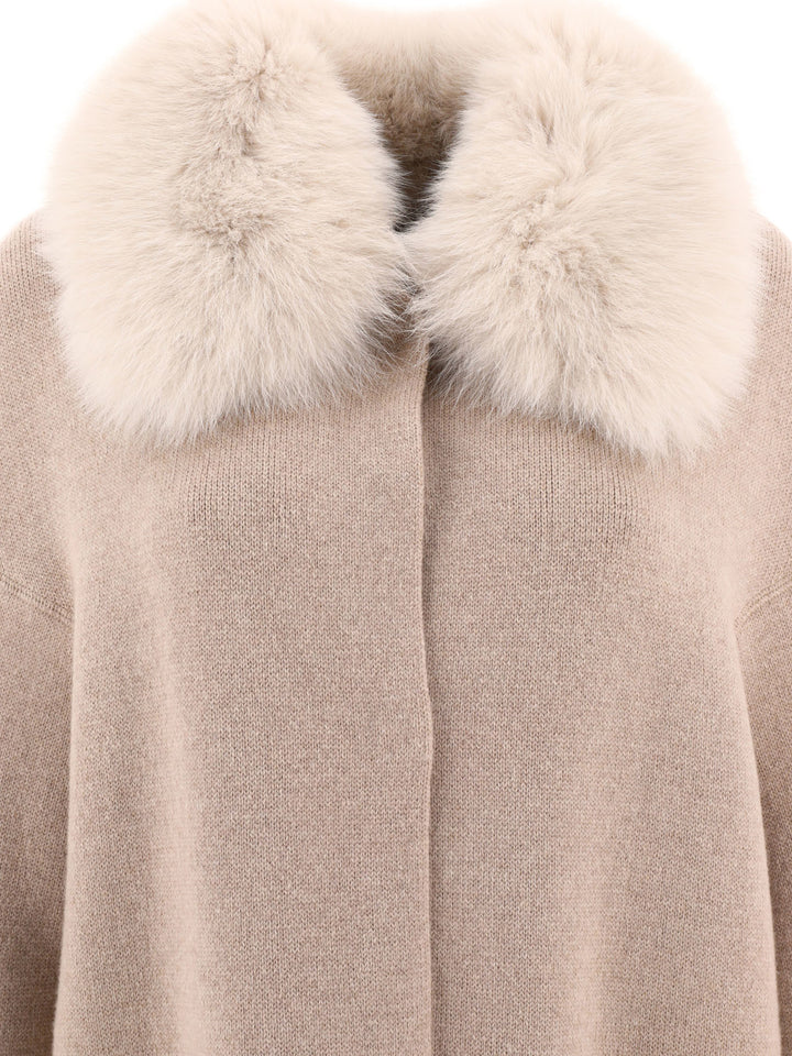 Wool And Cashmere Coat Coats Beige