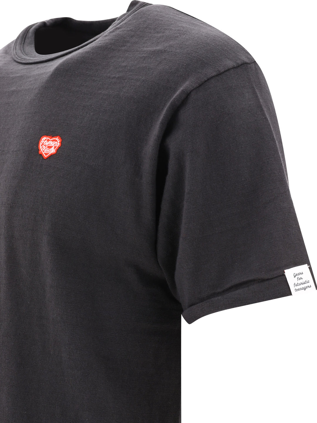 Heart Badge T-Shirts Black