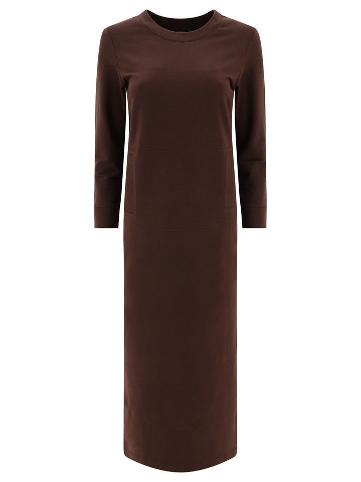 3/4 Sleeves Tailored Dress Dresses Brown