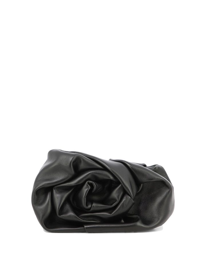 Rose Chain Clutch Clutches Black