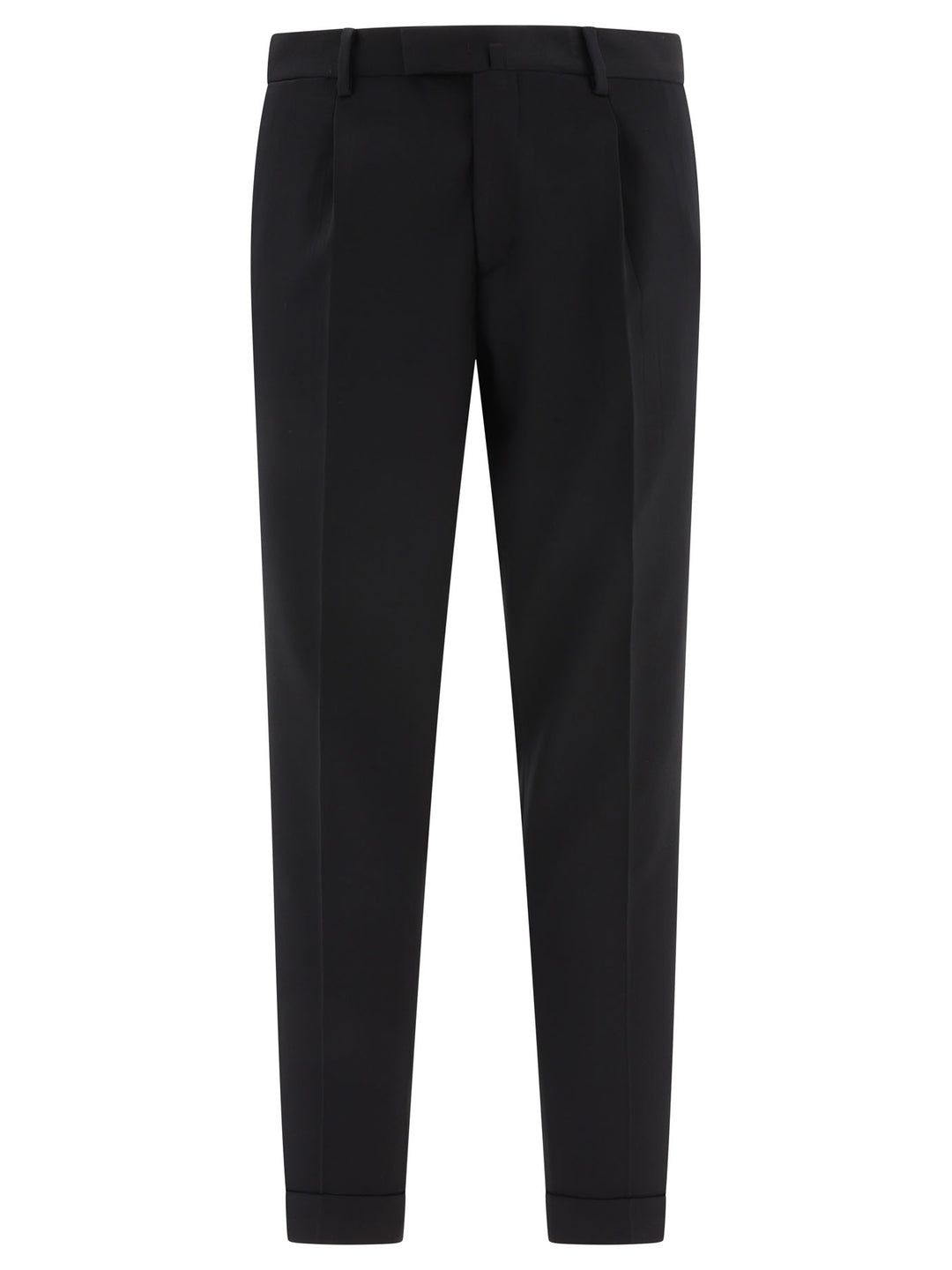 Wool Trousers Black