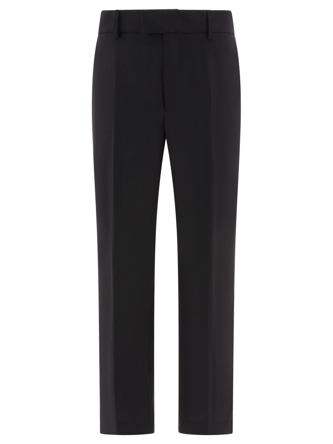 Technical Fabric Pants With Metal Dg Logo Trousers Black