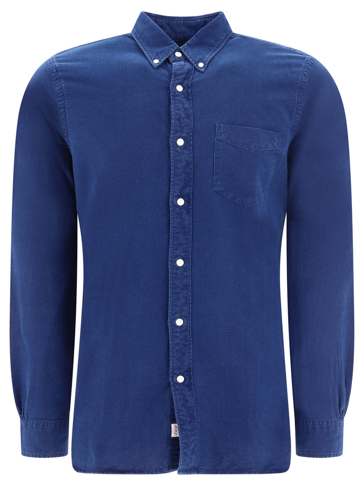 Indigo Oxford Shirts Blue