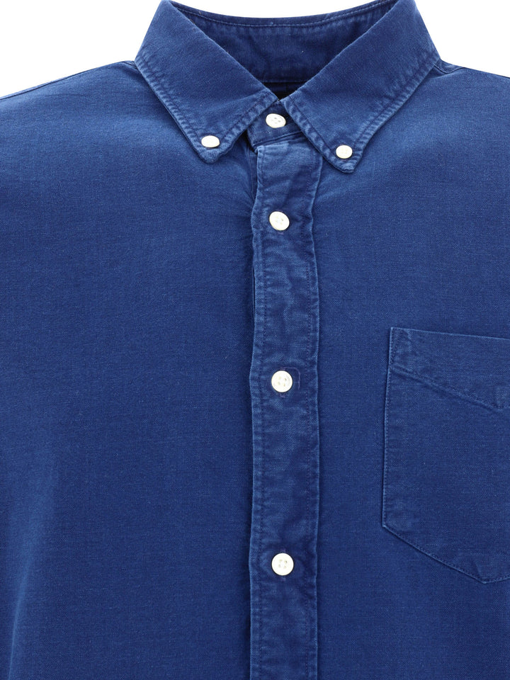 Indigo Oxford Shirts Blue